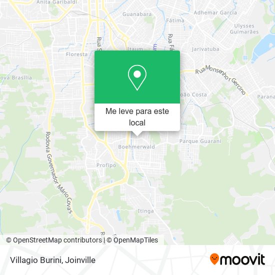 Villagio Burini mapa