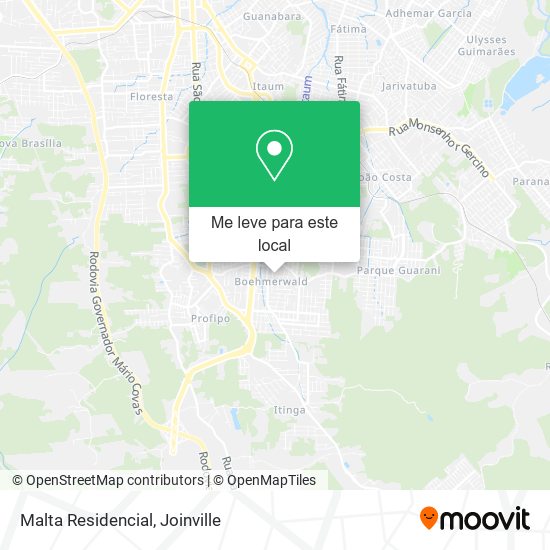 Malta Residencial mapa