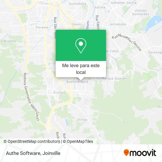 Authe Software mapa