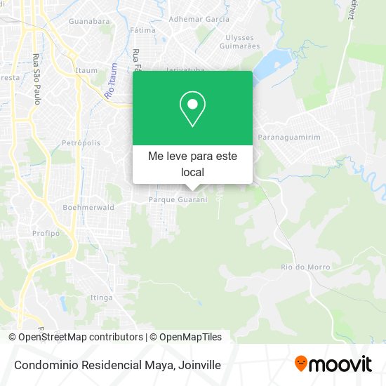 Condominio Residencial Maya mapa