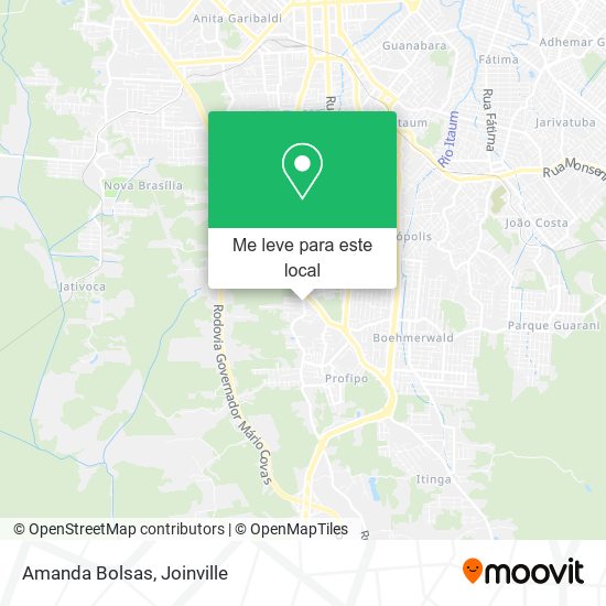 Amanda Bolsas mapa