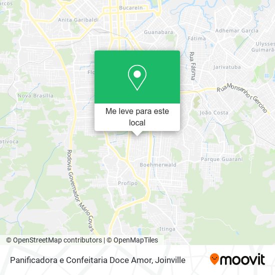 Panificadora e Confeitaria Doce Amor mapa