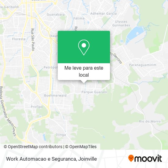 Work Automacao e Seguranca mapa