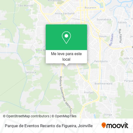 Parque de Eventos Recanto da Figueira mapa