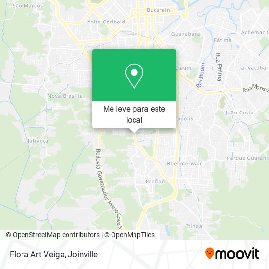 Flora Art Veiga mapa