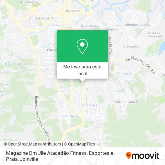 Magazine Dm Jlle Atacadão Fitness, Esportes e Praia mapa