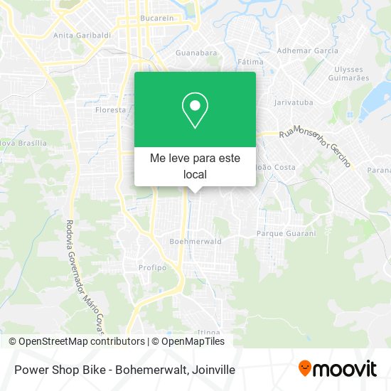 Power Shop Bike - Bohemerwalt mapa