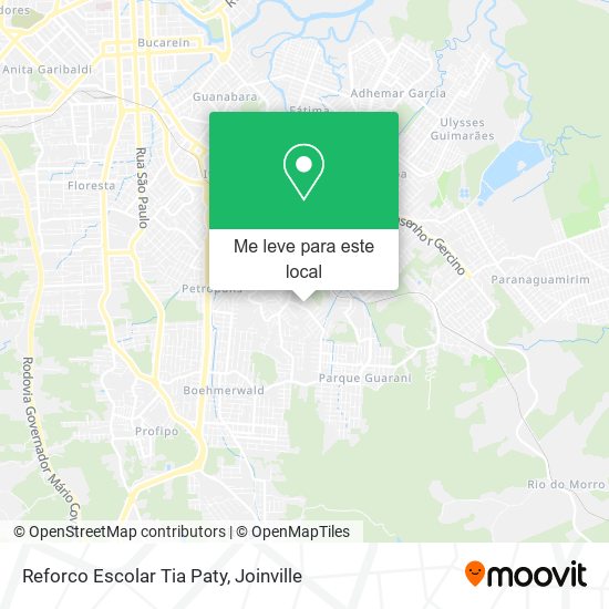 Reforco Escolar Tia Paty mapa