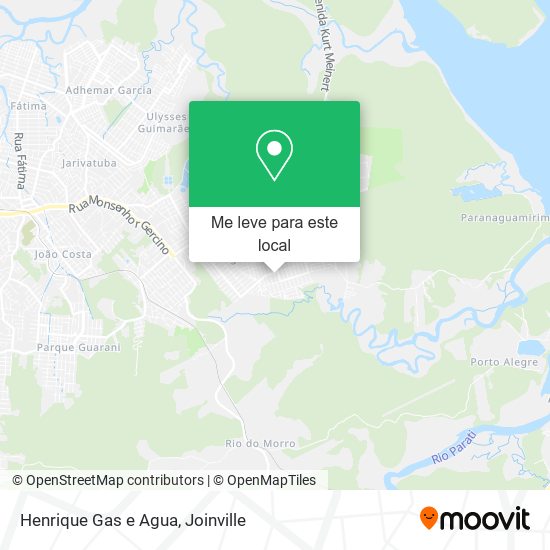 Henrique Gas e Agua mapa