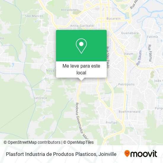 Plasfort Industria de Produtos Plasticos mapa