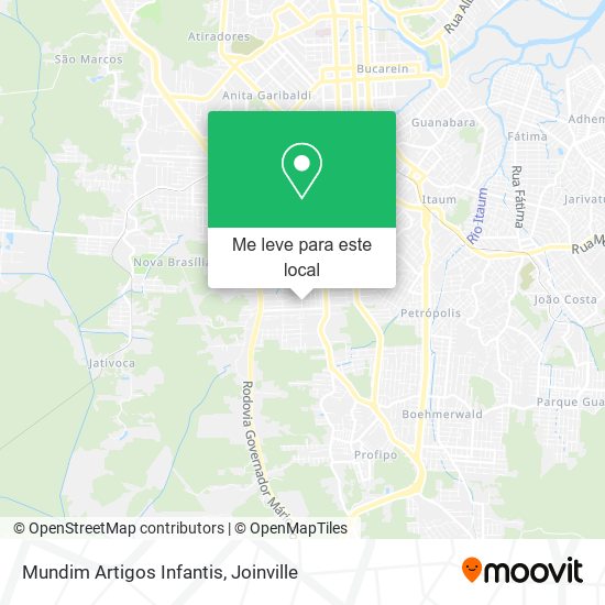Mundim Artigos Infantis mapa