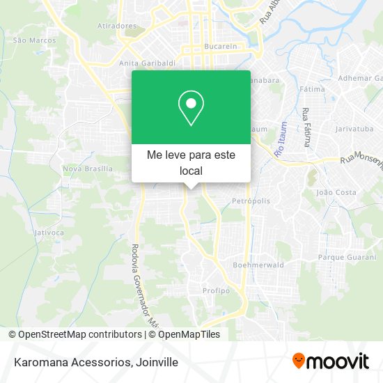 Karomana Acessorios mapa