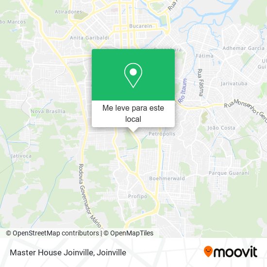 Master House Joinville mapa