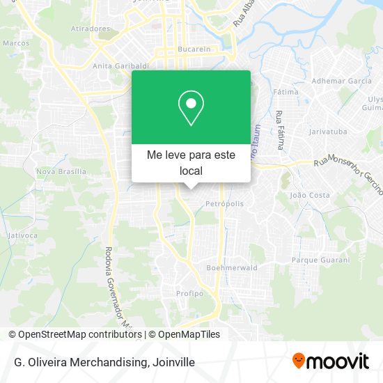 G. Oliveira Merchandising mapa