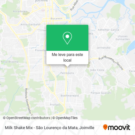 Milk Shake Mix - São Lourenço da Mata mapa
