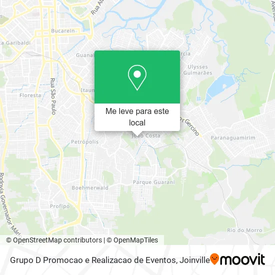 Grupo D Promocao e Realizacao de Eventos mapa