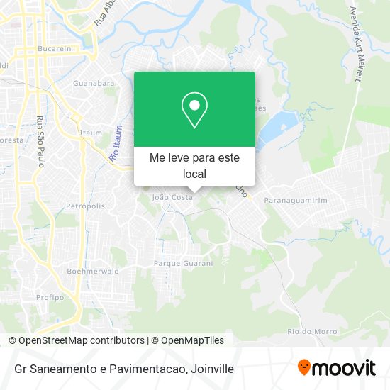 Gr Saneamento e Pavimentacao mapa