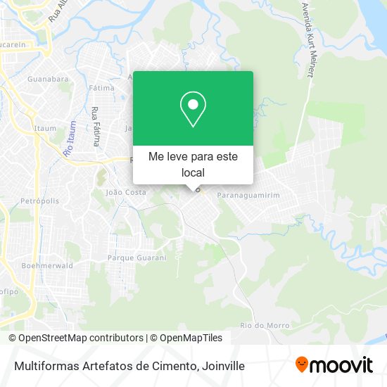 Multiformas Artefatos de Cimento mapa