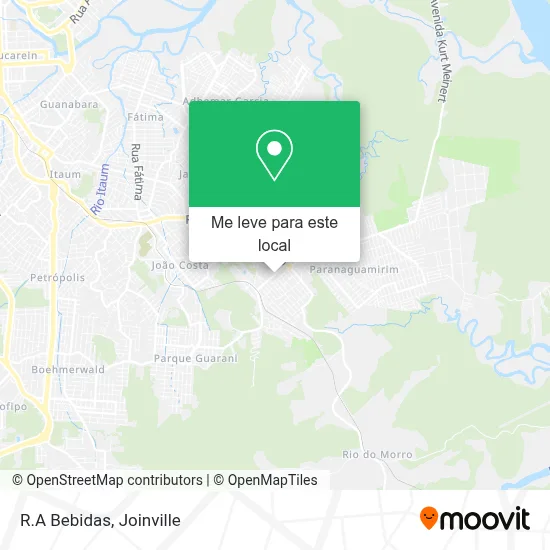 R.A Bebidas mapa