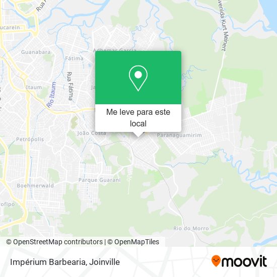 Impérium Barbearia mapa