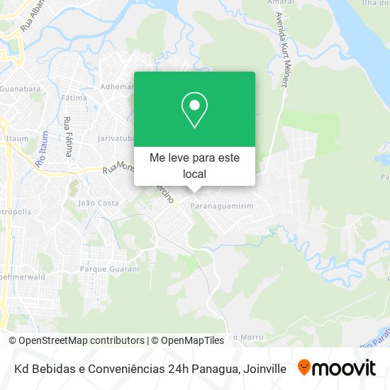 Kd Bebidas e Conveniências 24h Panagua mapa