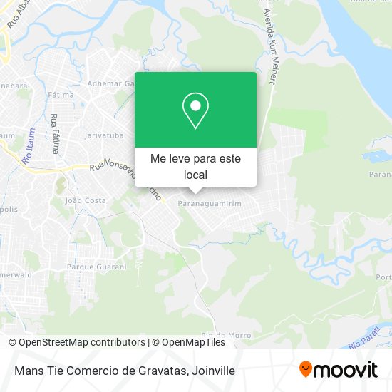 Mans Tie Comercio de Gravatas mapa