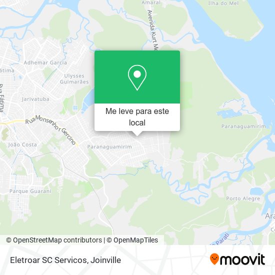 Eletroar SC Servicos mapa