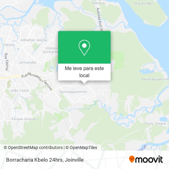 Borracharia Kbelo 24hrs mapa
