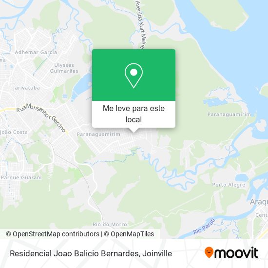 Residencial Joao Balicio Bernardes mapa