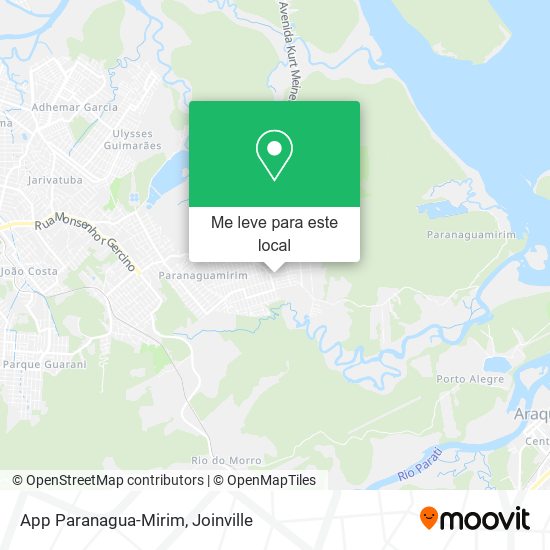 App Paranagua-Mirim mapa