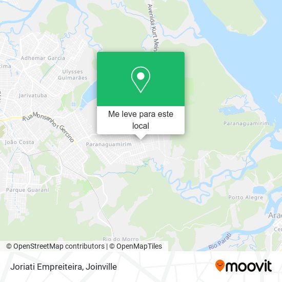 Joriati Empreiteira mapa