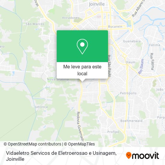 Vidaeletro Servicos de Eletroerosao e Usinagem mapa