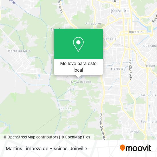 Martins Limpeza de Piscinas mapa