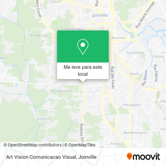 Art Vision Comunicacao Visual mapa
