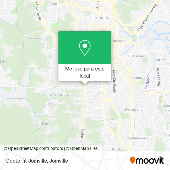 Doctorfit Joinville mapa