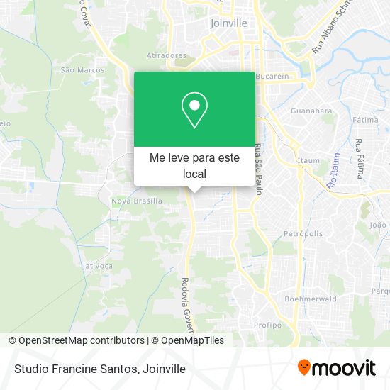 Studio Francine Santos mapa