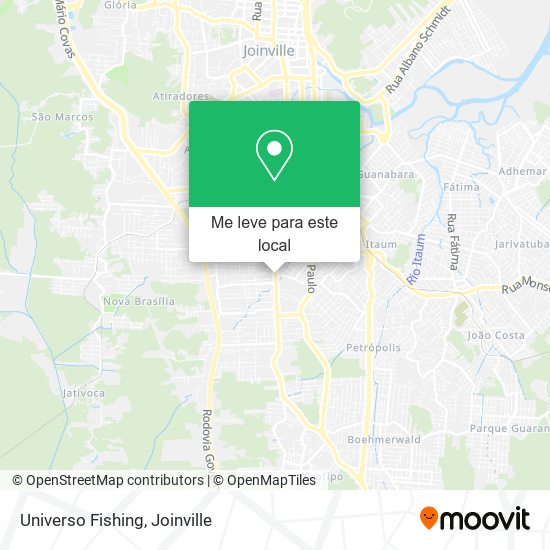 Universo Fishing mapa