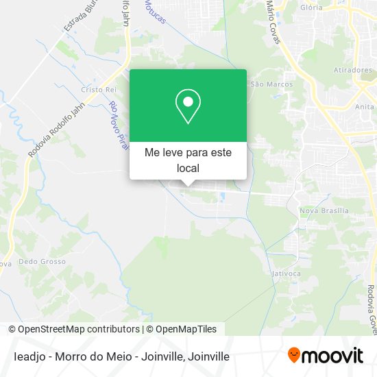 Ieadjo - Morro do Meio - Joinville mapa