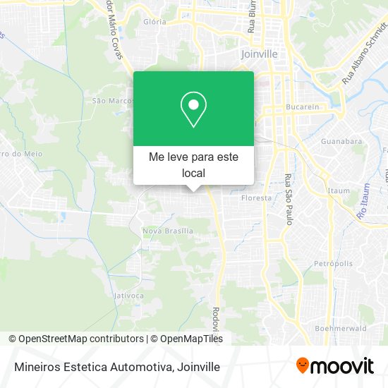 Mineiros Estetica Automotiva mapa