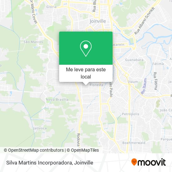 Silva Martins Incorporadora mapa