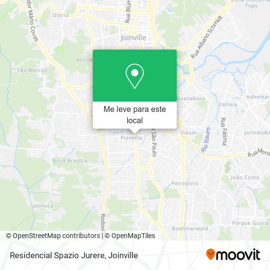 Residencial Spazio Jurere mapa