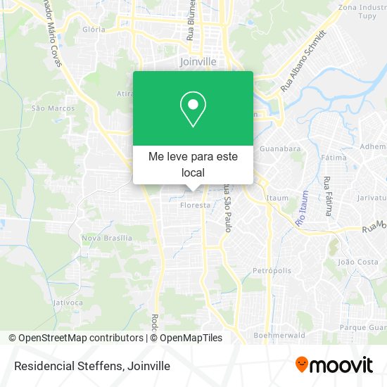 Residencial Steffens mapa