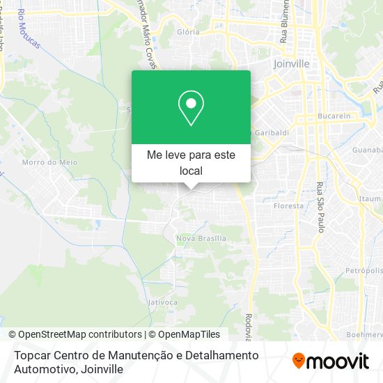 Topcar Centro de Manutenção e Detalhamento Automotivo mapa