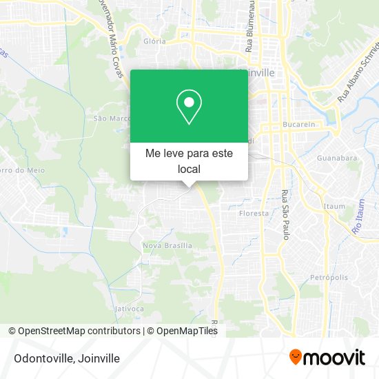 Odontoville mapa