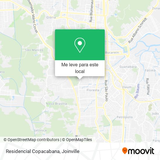 Residencial Copacabana mapa
