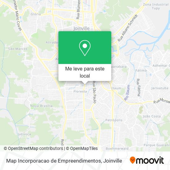 Map Incorporacao de Empreendimentos mapa