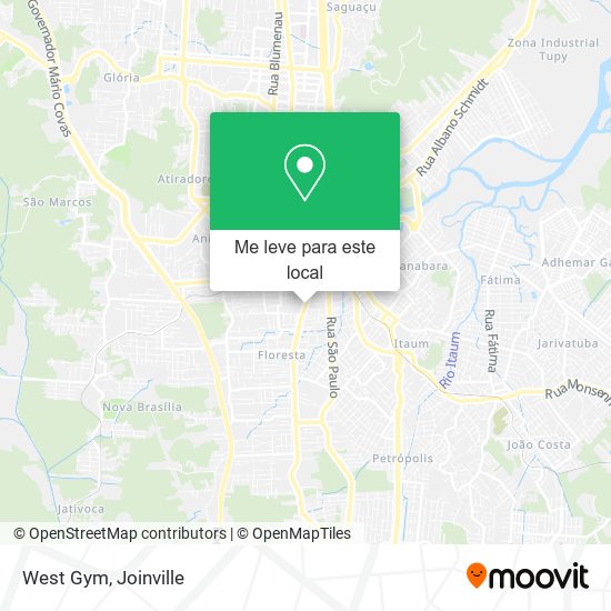 West Gym mapa