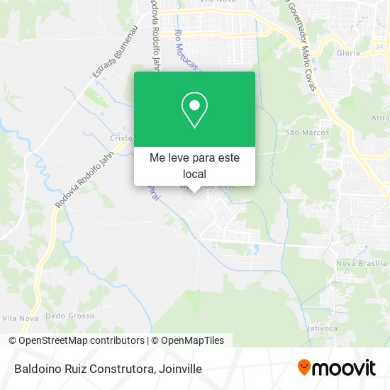 Baldoino Ruiz Construtora mapa