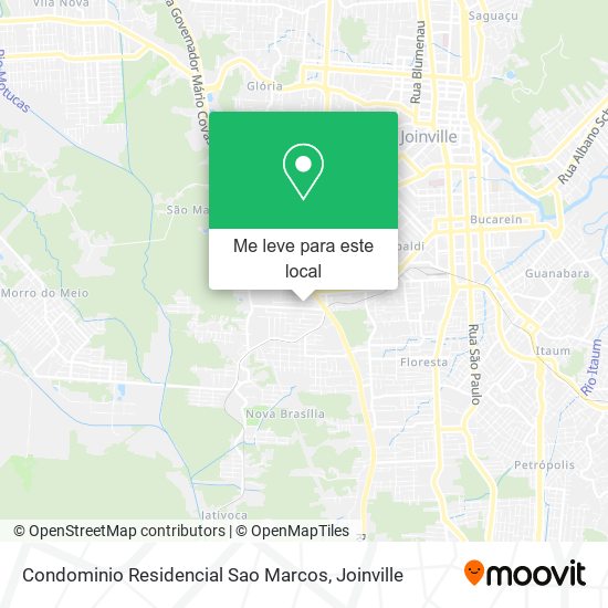 Condominio Residencial Sao Marcos mapa