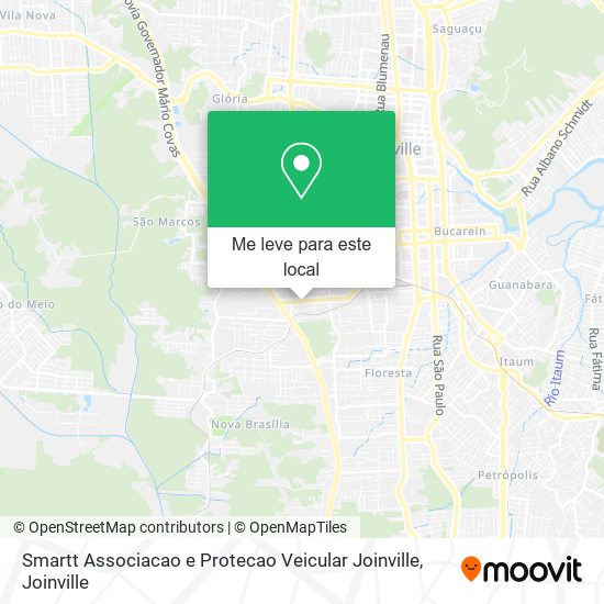 Smartt Associacao e Protecao Veicular Joinville mapa